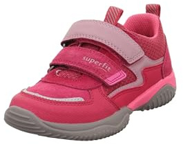 Superfit Mädchen Storm Sneaker, Rot Rosa 5510, 31 EU Schmal