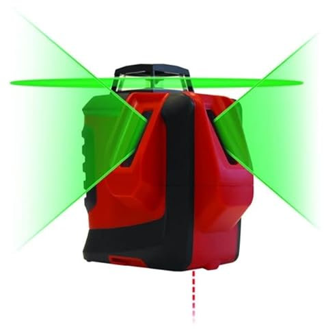 Livella Laser Autolivellante Metrica H360 + 2V + 1D Raggio Verde 61380