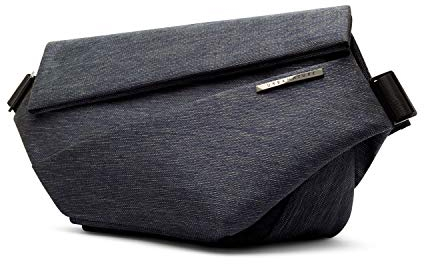 NIID R1 Schultertasche für Herren und Damen, Mehrzweck-Umhängetasche, wasserdicht, erweiterbar, Kuriertasche für Reisen, Arbeit, Indigo/Mandala-Traum, 12.6 * 8.7 * 5.9