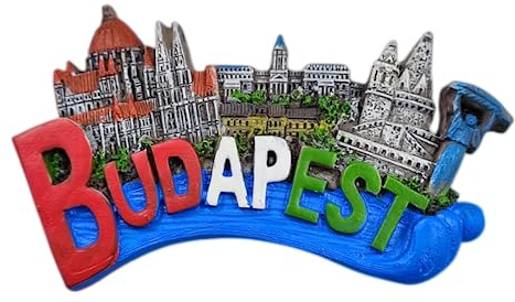 Budapest Ungarn Kühlschrank Magnet 3D Reise Souvenir Kühlschrank Dekoration Magnetaufkleber Handbemalte Bastelkollektion
