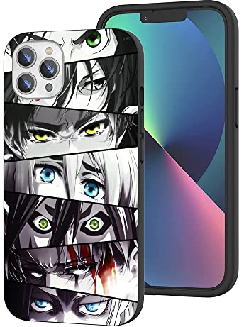 WANGQINHAI Kompatibel mit iPhone 12 Hülle iPhone 12 Pro Hülle, Anime Cool Manga TPU Fallschutz Stoßdämpfende Kratzfeste Handyhülle Cover (Anime-Attack-on-Titan-Comic-2)