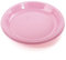 I LOVE FANCY DRESS Pack of 25 Pastel Pink Plates - 7/18cm Large Re-Usable Plastic Plates - Bright Colourful Party Tableware Set