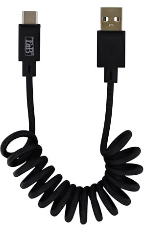 T'nB - Câble USB-C vers USB-C torsadé - Noir
