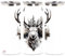 RM Beautynails Edelstahl-Thermobecher metallic Hirsch mit Geweih Tumbler Becher mit Namen Personalisiert