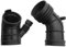 Compatible con BMW para E46 320I 325I 323I Manguera De Tubo De Admisión De Aire De Automóvil OEM: 13541435627 13541705209 2 Piezas Manguera Radiador
