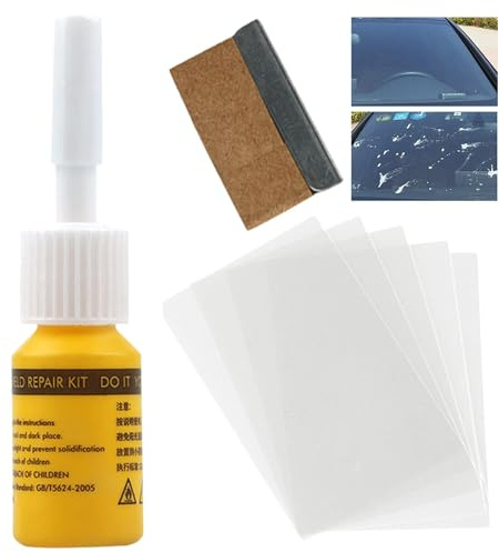 Windschutzscheibe Reparaturset, Auto Windshield Repair Kit, Glas Reparatur Flüssigkeit, Reparaturset Auto Windschutzscheiben, Windschutzscheibe Glass Repair, Scheibenreparatur Werkzeug Windshield