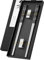 FOFAYU Metal Reusable Chopsticks 2 Pairs Titanium Plated Stainless Steel Chopsticks with Holder, Dishwasher Safe Non-Slip Japanese Style Chop Sticks Present Set (Black Silver)