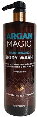 Argan Nourishing & Moisturising Vitamin E and Argan Oil Revitalising Body Wash 946ml.