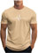 UHouse Tee Shirt Homme Sport Tshirt à Manches Courtes T-Shirts Ete Imprimé Teeshirt Col Rond Haut D'Été Streetwear Grande Taille Fin Cut Top Coton Délavé Habit Votre Compte Kaki XL