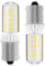 KUNKA B15S 12V Heim-LED-Lampe 3W 400 Lumen, CRI85, 1156 Sockel AC/DC12V-24V 1103/1141 Einzelkontakt-Sockel (Kaltweiß 6000K, 2er-Set)