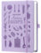 Rezeptbuch A5 zum Selberschreiben – Meine Lieblingsrezepte – DIY Koch- & Backbuch zum Ausfüllen – Hellviolettes Küchen-Design, 120g Papier (14,5 x 21cm) – Ideal zum Verschenken an Kochliebhaber