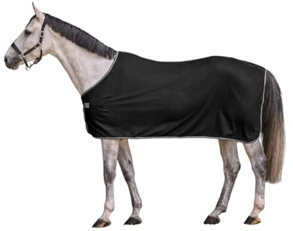 Economic Fleecedecke, schwarz, 105cm