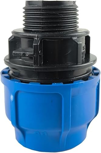 RP RIEGOPRO - Raccordo PE filettato maschio | Raccordo per sistemi idrici e irrigazione esterna | Connettore per irrigazione automatica e tubi dell'acqua (1 pezzo, 40 mm)