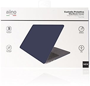 AIINO - Custodia Matte per Macbook Pro 15 pollici I Cover ultrasottile rigida anti-shock I Materiale gommato e antiscivolo I Case protettivo e anti caduta I Protegge da graffi e urti - Blu Scuro