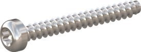10 Stück Schraube STS-plus KN6039 2.5x20 - T8 A2-1.4567 blank-gebeizt und passiviert
