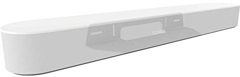 Cavus Lautsprecher-Wandhalterung geeignet für Sonos Beam - Feste Soundbar Wandhalterung - CMSBFW Weiß