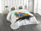 ABAKUHAUS Jugend Tagesdecke Set, Junger Mann Hip Hop Kultur, Set mit Kissenbezug luftdurchlässig, für Einzelbetten 170 x 220 cm, Multicolor
