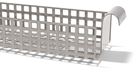Kabelkanal für Tischgestell E2, Kabelführung für den Schreibtisch (9,5 x 5,0 x 132,0 cm), Kabelhalterung inklusive Schrauben, farblos