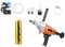 Hanchen Core Machine 130mm Diameter Concrete Machine 3200W Wet Handheld Electric Core Drill with Water Pump 220V for Concrete Cement Wall Red Brick (63mm Drill)