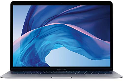 Apple Macbook Air Ende 2018 mit 1,6 GHz Intel Core i5, 13 Zoll, 8 GB RAM, 128 GB SSD (mit spanischer Qwerty-Tastatur) – Space Grau (Generalüberholt)