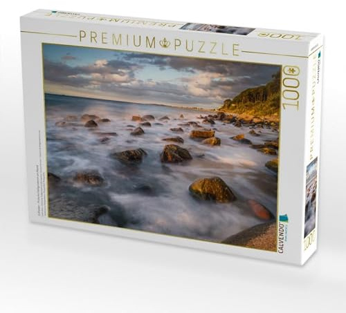 CALVENDO Puzzle Erdfarben - Küste bei Heiligendamm am Abend | 1000 Teile Lege-Größe 64 x 48 cm Foto-Puzzle für glückliche Stunden