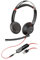 Poly Blackwire 5220 Stereo-Headset, schnurgebunden, USB-A, Mikrofon mit Noise Cancelling (Plantronics) - ganztägiger Komfort: PC/Mac oder Mobiltelefon per 3,5-mm-Anschluss - Teams, Zoom & mehr