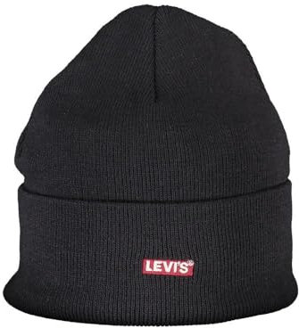 LEVIS FOOTWEAR AND ACCESSORIES Herren & Unisex Baby TAB Logo Beanie, Navy Blue, UN