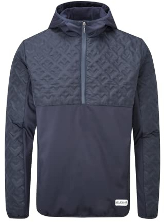 Stuburt Men's Winter Evolution-tech Windproof Thermal Golf Coat Hooded Padded Jacket