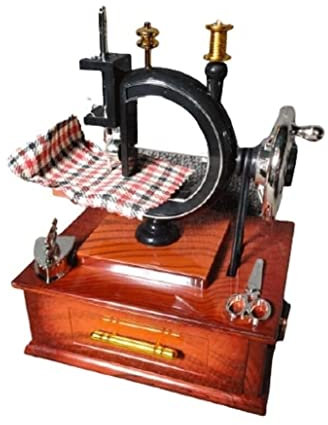 Spieluhr Spieluhren Vintage Handnähmaschine Modell Spieluhr Heimdekoration Ornamente, Spieluhr für Erwachsene oder Kinder. Spieldose Musikdose