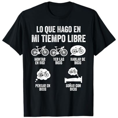 Ciclista Tiempo Libre Montar En Bici Bicicleta Divertido Camiseta