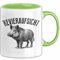 Jäger Tasse Geschenk Revieraufsicht Geschenkidee Wildschwein Geschenke Jägerin (Grün)