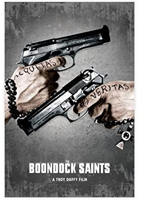 EDSC Filmposter The Boondock Saints, Leinwand-Poster, Wandkunst, Dekor, Bild, Gemälde für Wohnzimmer, Schlafzimmer, Dekoration, Rahmen: 30 x 45 cm