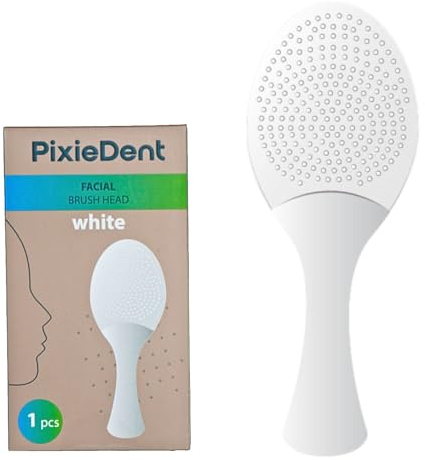 PixieDent Diamond Schallzahnbürste für elektrische Schallzahnbürste Tipps für die Gesichtsreinigung Weiß 1 Stück (Diamond Face)