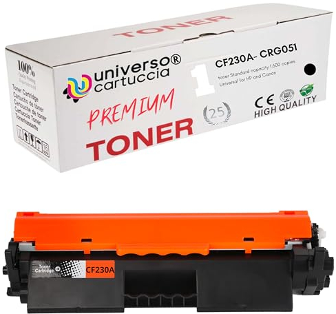 Patrone Universum Universum Patrone 30A CF230A CRG-051 Toner kompatibel mit HP Laser Jet Pro M203D M203DN M203DW Laser Jet Pro MFP M227SDN M227D M227FDN M227FDW M203 M227 (CF230A)