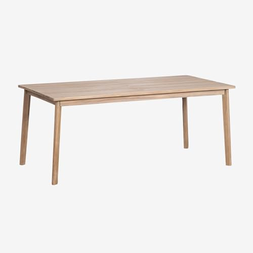 SKLUM Rechteckiger Gartentisch aus Akazienholz Kaela - 220 x 100 cm