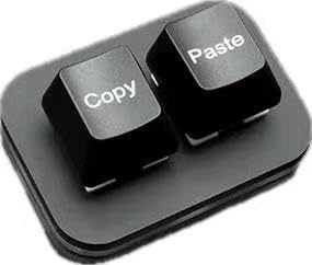 sanjimida Mini clavier USB à 2 touches Copier et coller, clavier macro programmable, clavier mécanique remplaçable à chaud, avec câble de données USB de 1,5 m (noir)