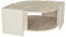 moebel17 Couchtisch Sofatisch Wohnzimmertisch Tisch fürs Wohnzimmer, Holz, Beige mit Granit Optik, glänzende Tischplatte, großes Ablagefach, viel Stauraum, Designertisch, 75 x 40 x 75 cm 2529