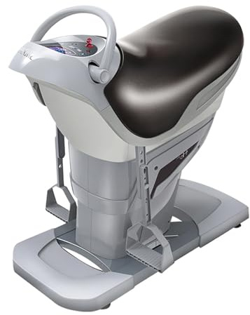 STMKB Elektrische Reitmaschine, Multifunktionaler Körperformungstrainer, 20 Stufen Einstellbarer Vibrationsgeschwindigkeit, 3D-simulierte Vibration, 3 Intelligente Modi