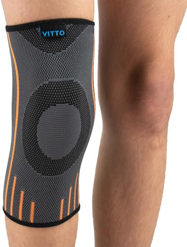 VITTO Osgood Schlatter - Ginocchiera per bambini, per ragazzi e ragazze dai 4 ai 14 anni (XL)