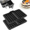 Ninja Heißluftfritteuse Zubehör, 2 Stück Waffeleinsatz Ninja Airfryer Zubehör mit Ninja AF300EU, AF400EU, AF451EU, SL400EU, AF500DE, Waffel Air fryer Zubehör Belgische Waffeleisen Silikon Zubehör