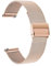Run Ken Milanese Stainless Steel Watchband Compatible With Garmin Vivomove HR 3 3S / Vivoactive 4 4S 3 / Venu 2 2S Sq/Luxe Style Watch Band Strap(Rose Gold,Garmin Luxe)