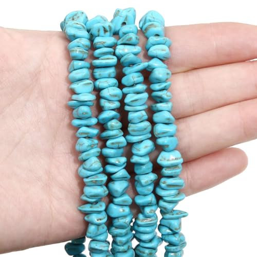 Anevous 90 Stück Glasperlen zum Auffädeln,Facettiert Perlen mit Loch,Lose Perlen,Glass Beads für Herstellung Schmuck Armbänder Halsketten,Kieselstein 8mm