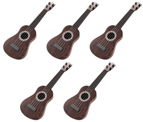 Pqahffowr Brown Children'S Guitar Ukulele Beginner'S Instrument Toddler Guitar Mini Size Classical Ukulele