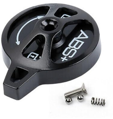 FUANA for Bike Lock Cap Switch Manual Lockout Assembly Kit for Fork, Aluminum Alloy + ABS, Black or Blue Bike Repair Kit