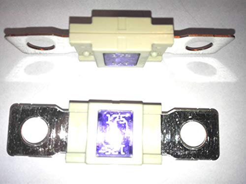 2x Flachstecksicherung Mega-Sicherung 175A / 32V / weiss