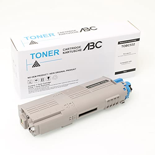 ABC Alternativ Toner Schwarz 7000 Seiten für Oki C532 C532DN C542 C542DN MC563 MC563DN MC573 MC573DN C 532 C 532DN C 542 C 542DN MC 563 MC 563DN MC 573 MC 573DN 46490608