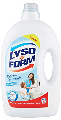 Lysoform Detersivo Igienizzante Per Bucato, Classico, 40 Lavaggi, Fresco, 2600 Millilitro