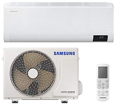 Samsung WindFree Comfort Next 24000 BTU, Climatizzatore Monosplit Pompa di Calore, SmartThings e Intelligenza Artificiale, WiFi, GAS R32, AR24TXFCAWKNEU+AR24TXFCAWKXEU, [Efficienza energetica A++/A]