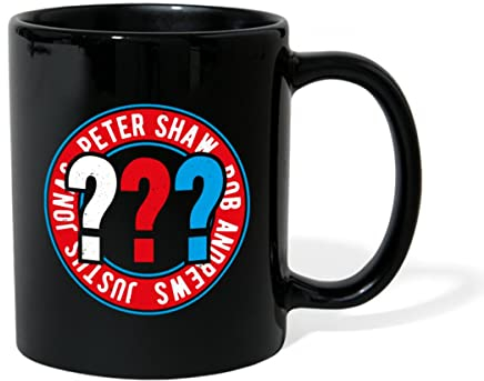Spreadshirt Die Drei Fragezeichen Kids Logo Kreis Tasse Einfarbig, One size, Schwarz