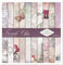 ITD Collection - Scrapbook Papier - Scrapbooking Set - Motivpapier zum Basteln - Dekorpapier 12x12 inches - 310 x 310 mm - 10 Blatt + 1 – French Chic - SLS-002